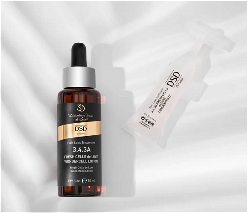 DSD De Luxe Fresh Cells DeLuxe Wondercell Lotion № 3.4.3А - Лосьон для интенсивного роста волос Флакон 50мл + ампула 10мл 